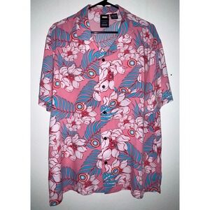 Marvel‎ Men's Short Sleeve Large Floral Captain America Logo
